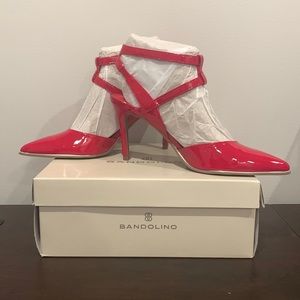 Lipstick red high heels